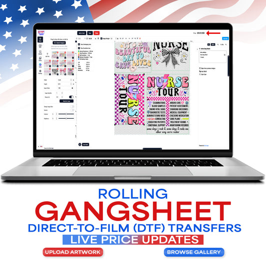 Rolling Canvas Gang Sheet