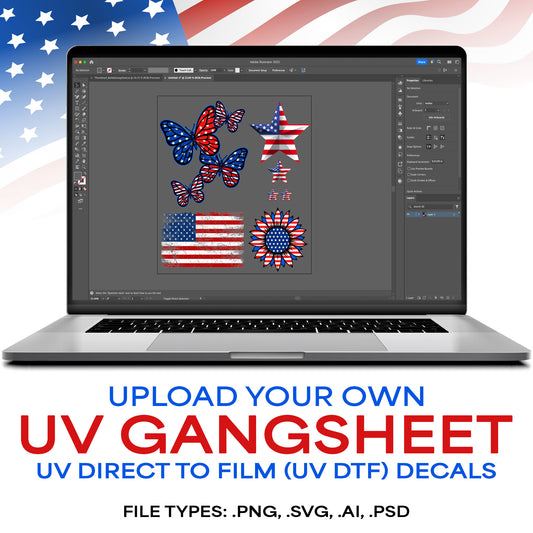UV DTF (Upload Your Own Gang Sheet)