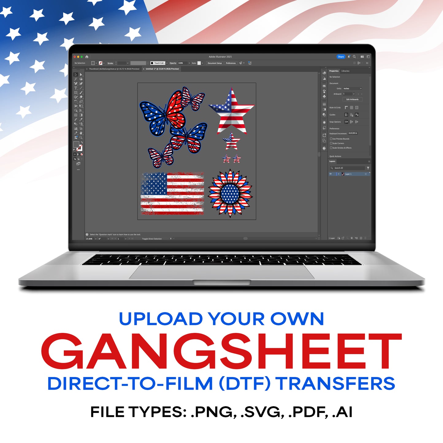 Upload a Gang Sheet