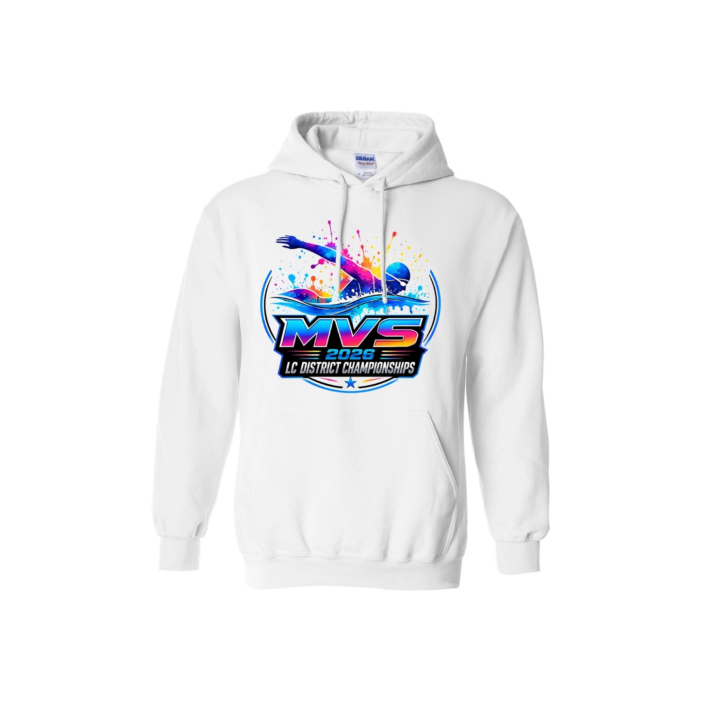 Gildan Unisex Heavy Blend Hoodie 18500 | MVS - LC District Championships '26 | Youth & Adult Sizes