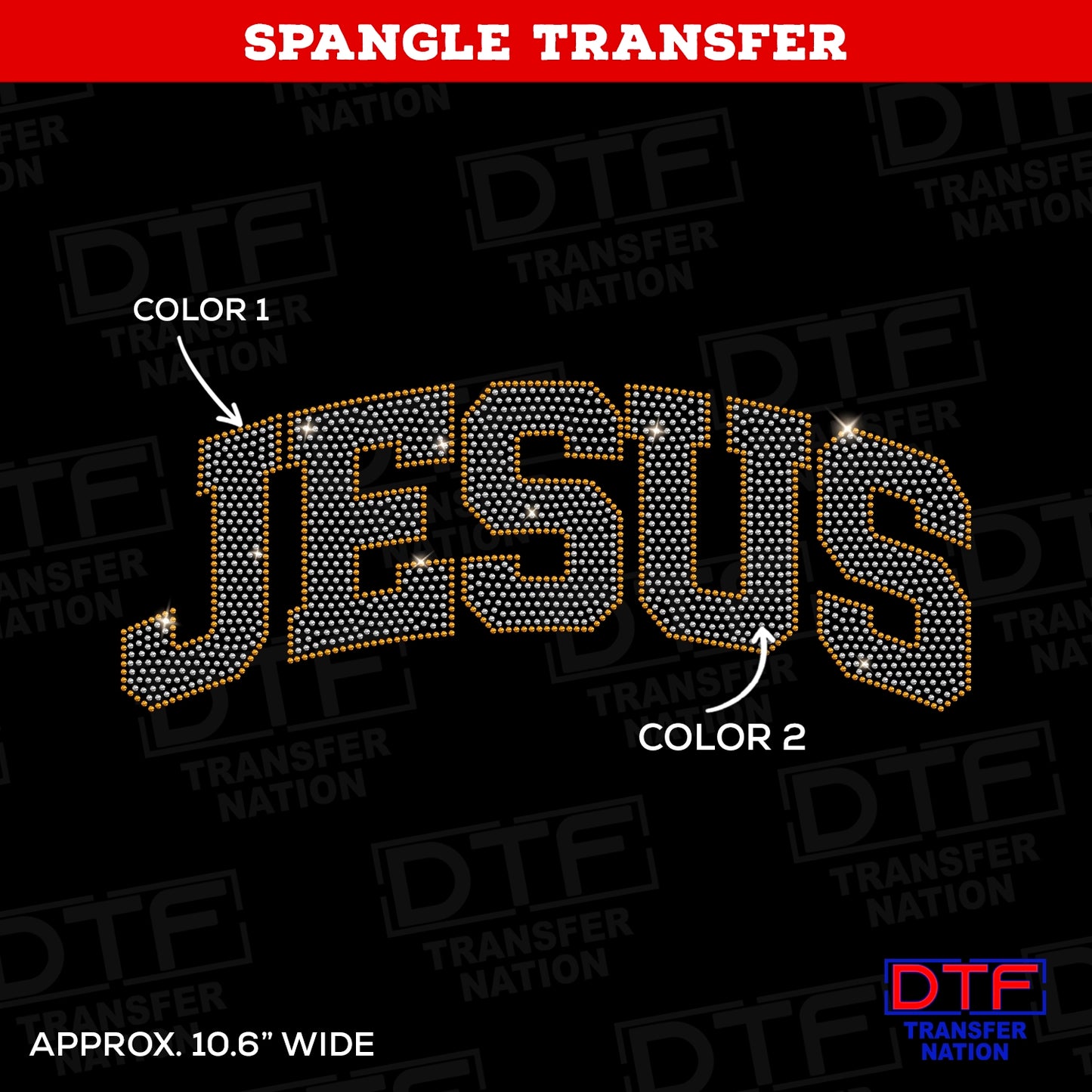 Jesus - Spangle Transfer
